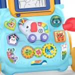 Дитяча каталка-ходунки розвиваючі, 40.5х40х32см, Happy Baby, Рожеві / Дитячі ходунки з ігровою платформою / Толкалка - Зображення 5