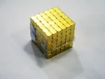Неокуб квадратний Neocube 216 кубиків 5мм у металевому боксі (Золотий) - Зображення 7