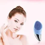 Електрична очищувальна силіконова щітка-масажер для обличчя Sonic Facial Brush - Зображення 3