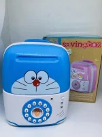 Сейф скарбничка валізка кіт Saving Box з кодовим замком Синій з білим ( hello kiti) - Зображення 5