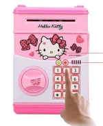 Скарбничка сейф Hello Kitty з кодовим замком + купюроприймач електронна - Зображення 4