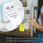 Портативний термопринтер Mini Printer Дитячий міні принтер з рулоном термопаперу в комплекті Рожевий - Зображення 2