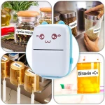 Портативний термопринтер Mini Printer Дитячий міні принтер з рулоном термопаперу в комплекті Рожевий - Зображення 3