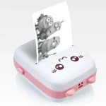 Портативний термопринтер Mini Printer Дитячий міні принтер з рулоном термопаперу в комплекті Рожевий - Зображення 8