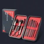 Манікюрний набір WOW 10Kit багатофункціональний, 10 предметів для манікюру та педикюру в чохлі.